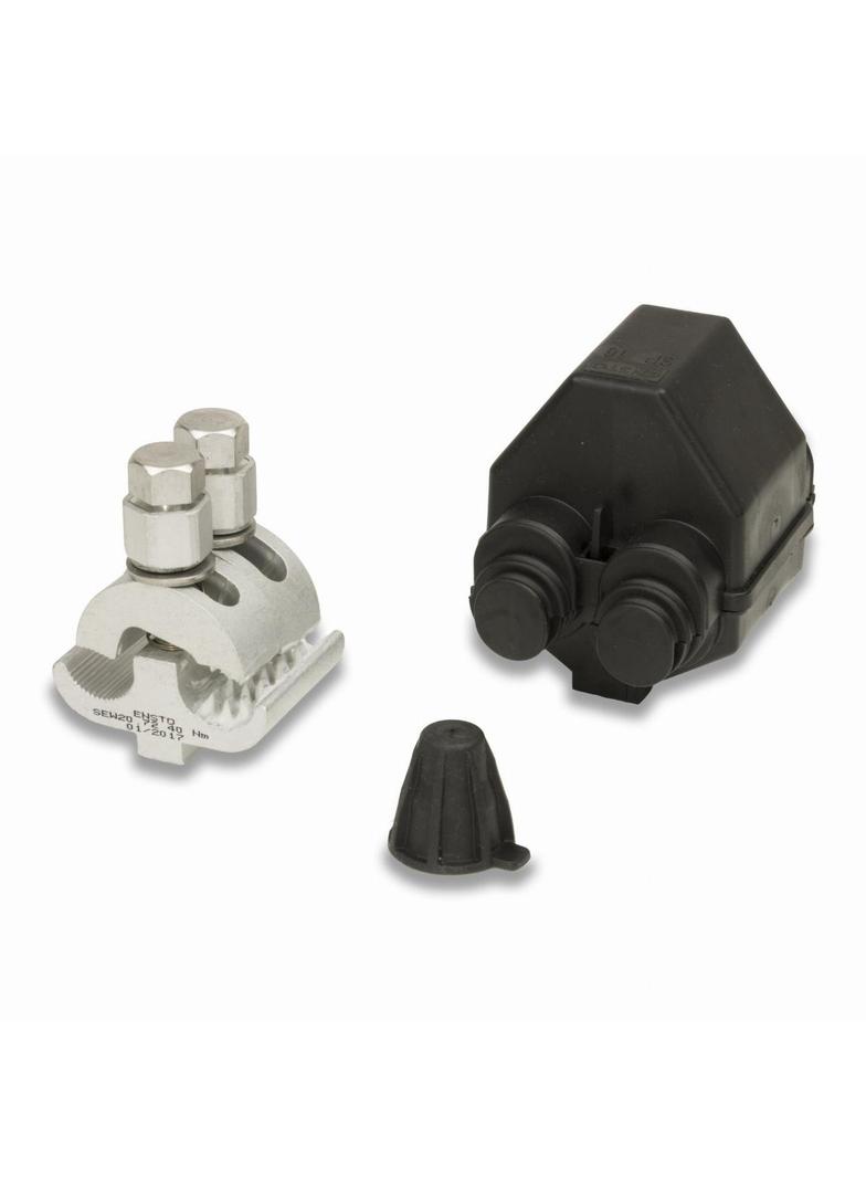 Zacisk z łbem zrywalnym jednostr. przeb. izolację Al, 35-157 mm2 goły / 50-157 mm2 PAS