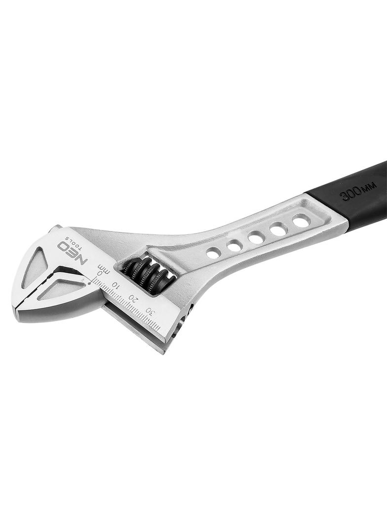 Klucz nastawny 300 mm, zakres 0-38 mm
