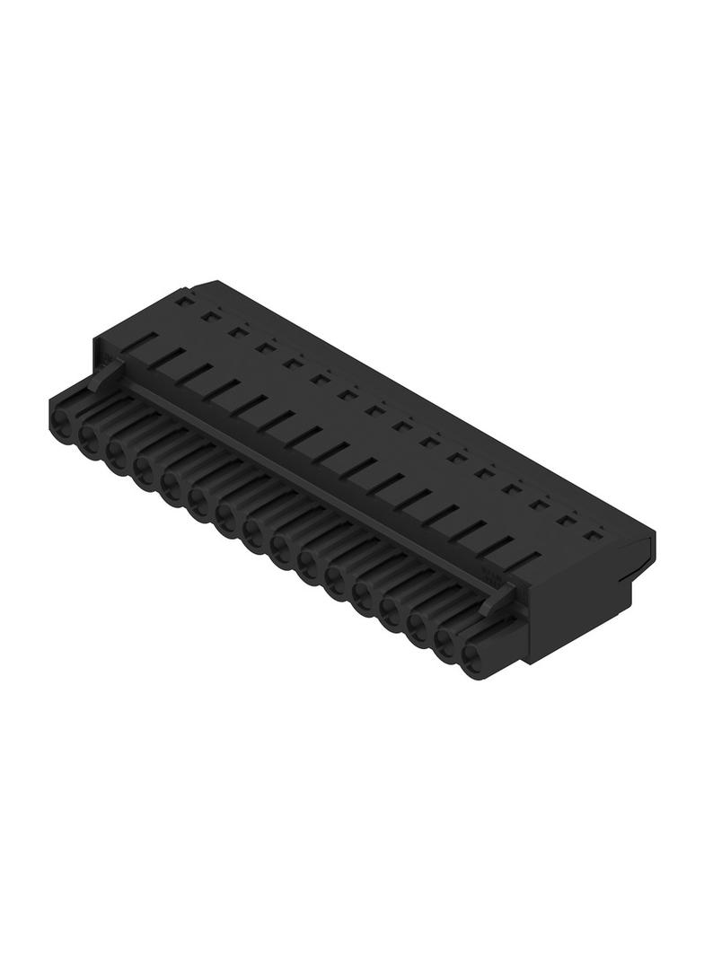 BLT 5.08HC/16/180 SN BK BX Wtyk PCB (złącze wiązki), 5.08 mm, Liczba biegunów: 16, Przylącze TOP /18szt./ 1500910000 WEIDMÜLLER