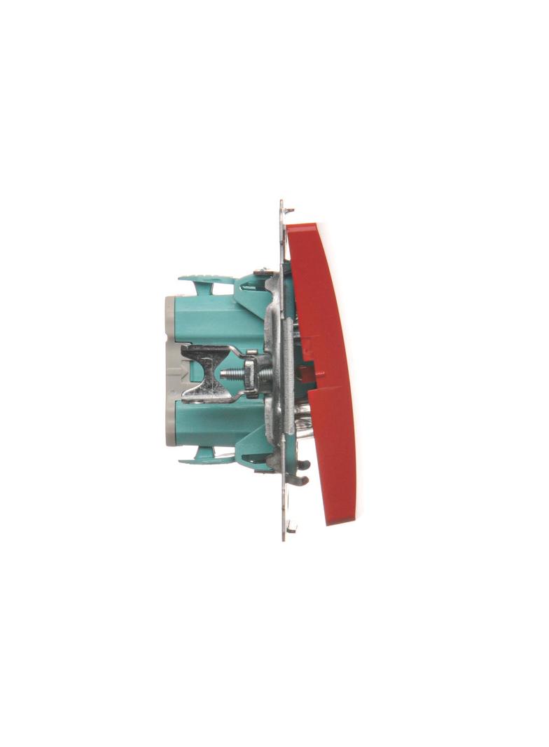 Simon Basic Przycisk światło 10A szybkozłączka czerwony