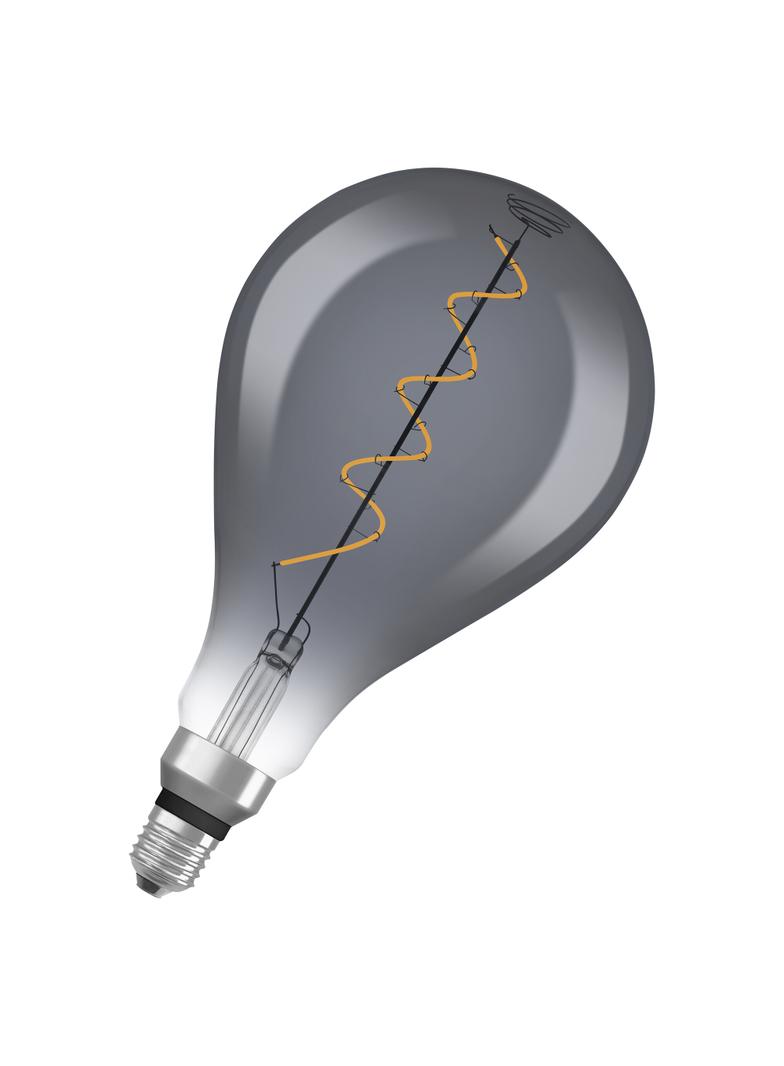 Lampa LED Vintage 1906 dim CL A160 Filament szkło przezroczyste SMOKE 12 dim 5W 818 E27
