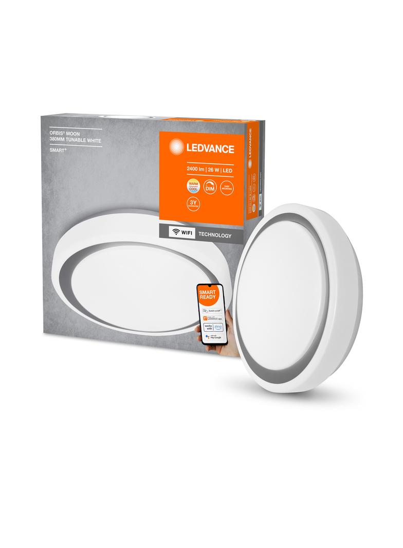 Oprawa SMART+ Orbis Ceiling Moon WIFI TW 380mm white/Grey