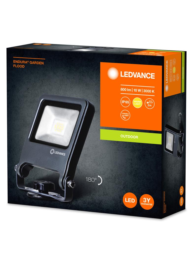 ENDURA GARDEN FLOOD 10W 830 SPIKE LEDV Oprawa zewnętrzna