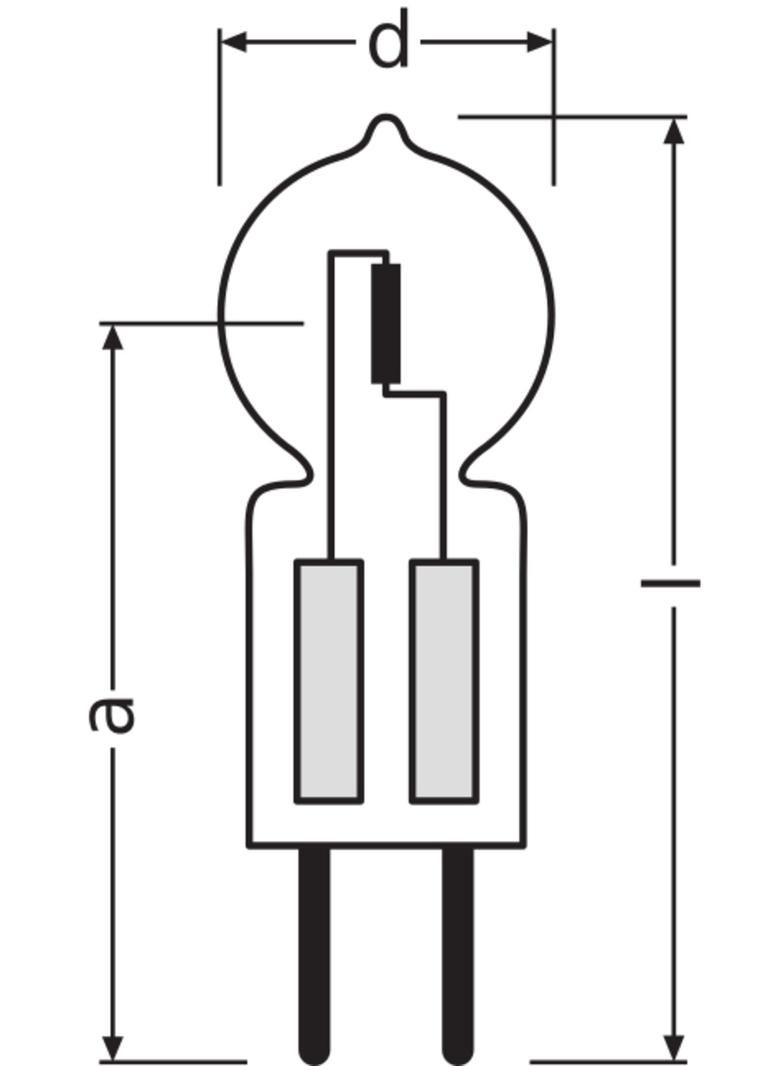 Żarówka halogenowa 35W 12V GY6,35