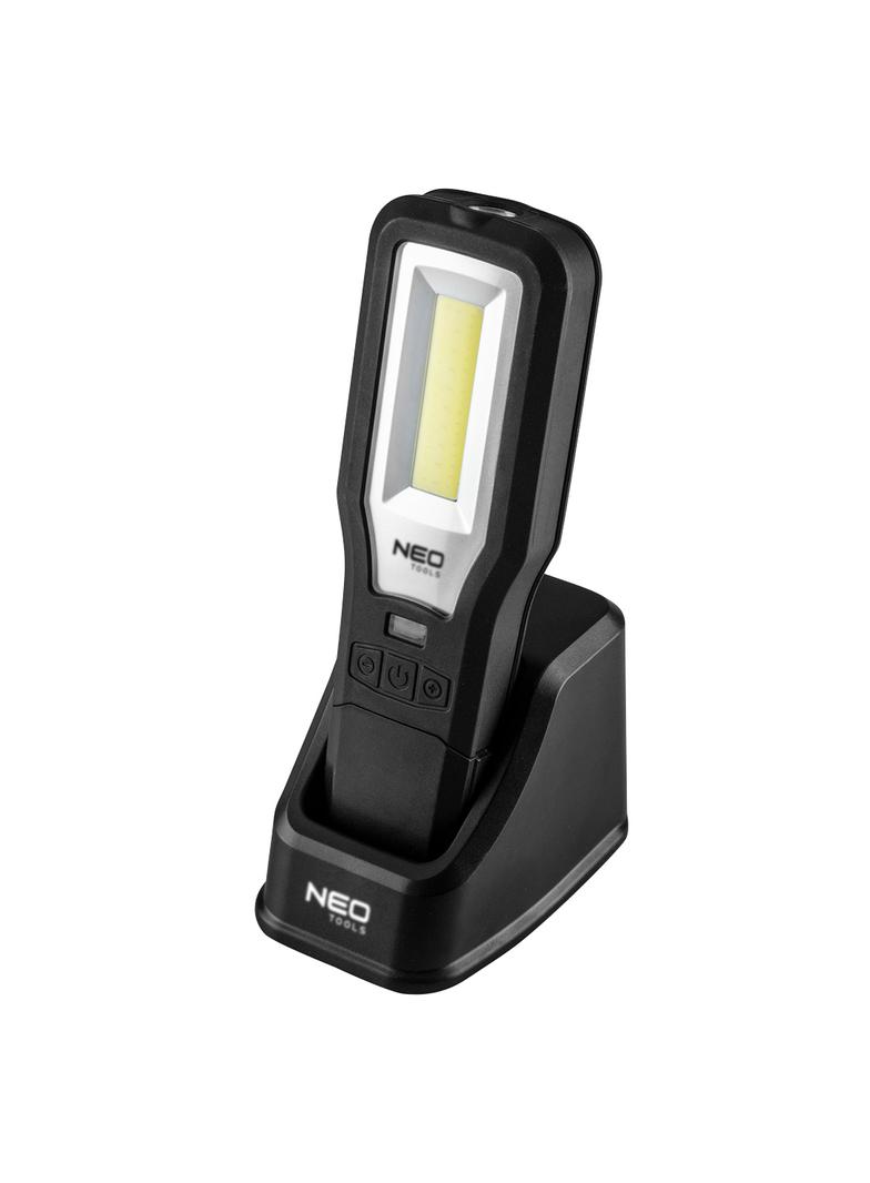 Lampa warsztatowa 550 lm COB LED + baza + ładowarka