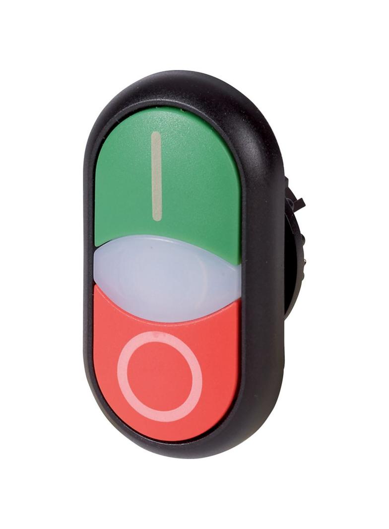 M22S-DDL-GR-X1/X0 Napęd przycisku podwójny zielony/czerwony /O-I/ z podświetleniem z samopowrotem 21