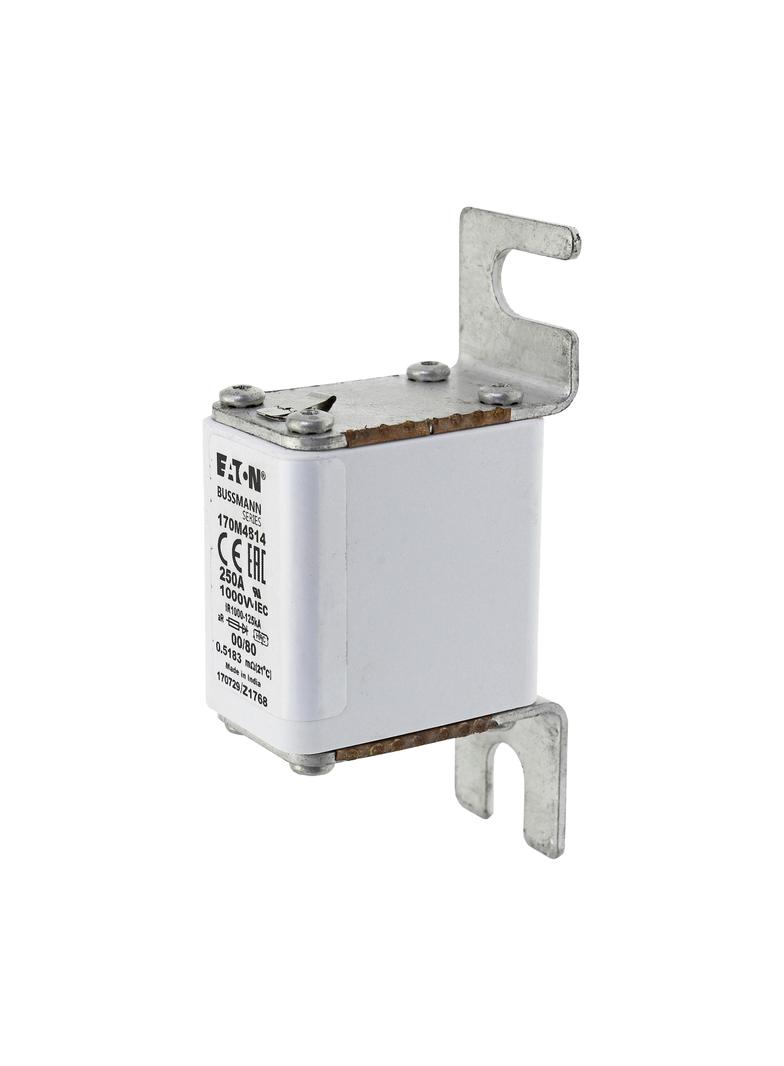 250A 1000V 00/80 aR INDICATOR FUSE Wkładka szybka 250A AC 1000V DIN 00 aR DIN IEC pojedyczn 170M4814