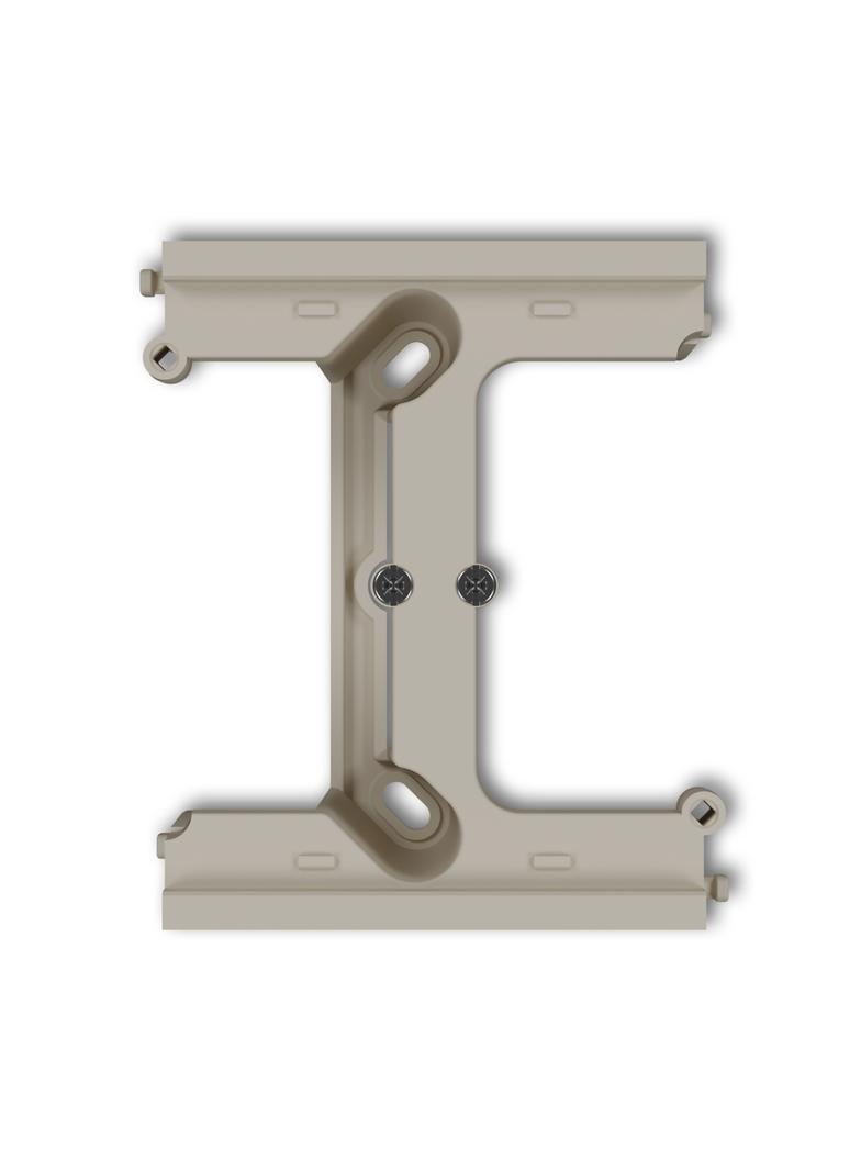 MINI Moduł rozszerzający puszkę natynkową pojedynczą, składaną do ramek wielokrotnych MINI taupe