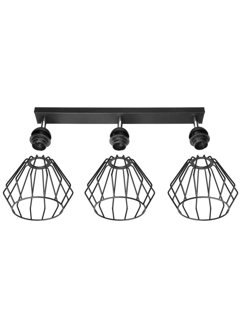 Waya 3P E27 lampa wisząca max. 3x60W czarna listwa AD-LD-6262BE27M ORNO