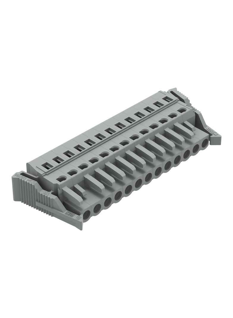 Gniazdo MCS-MIDI Classic 13-biegunowe szare raster 5mm /25szt./ 231-113/037-000 WAGO