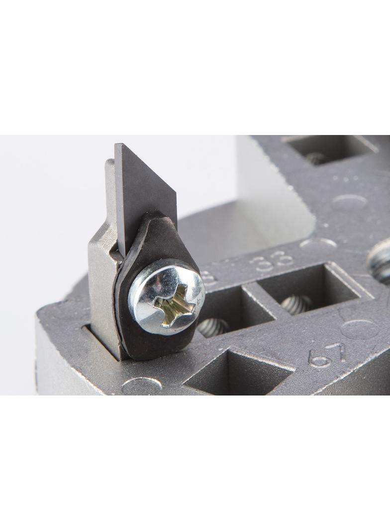 Wycinak otworów w glazurze, czterozakresowy, 33, 53, 67 i 73 mm