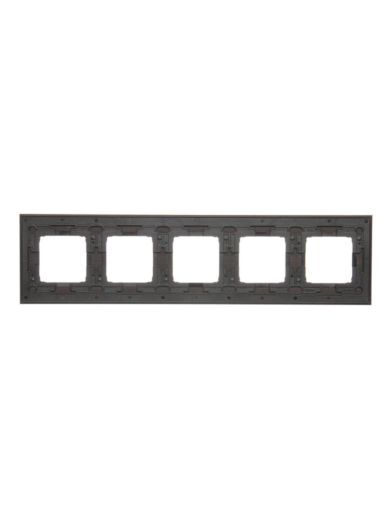 Simon 54 Nature Ramka 5-krotna Nature-Drewno ZŁOTE WENGE IP20/IP44* (*IP44-należy zastosować zestaw uszczelek DUN5) DRN5/85 KONTAKT