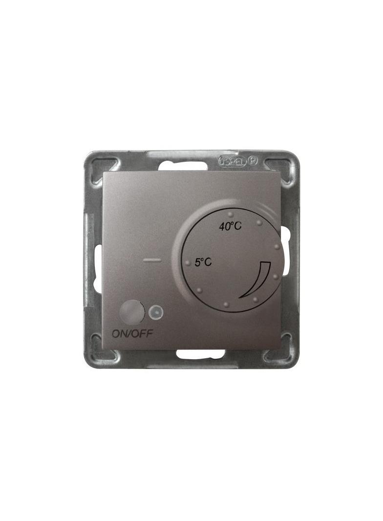 IMPRESJA Regulator temperatury z czujnikiem podpodłogowym - kolor tytan