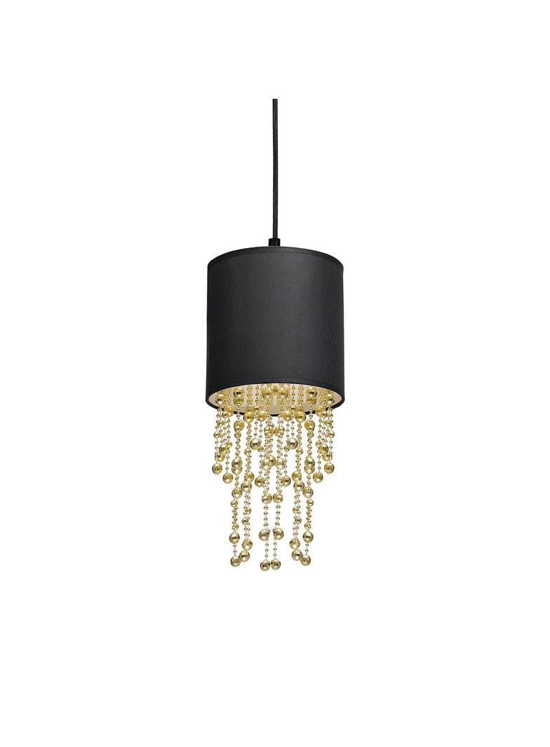lampa wisząca Almeria E27 czarno/złota MLP6439 Milagro