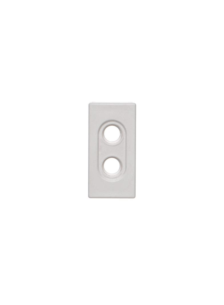Simon Connect Płytka K45/2 złącz 2x RCA (CINCH) 225x45mm czysta biel K101/9 KONTAKT