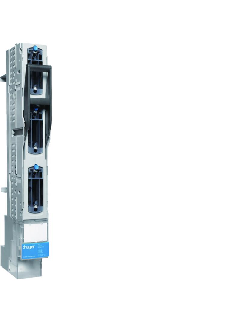 LV rozłącznik bezp.listw. NH00 3P 160A 690VAC szyny 60mm zac.śr.M8 LVS0060SPX HAGER