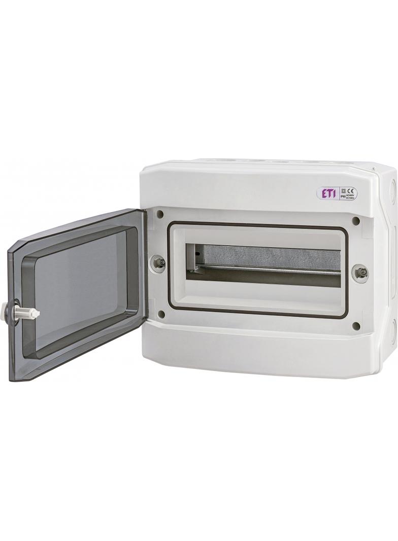 Rozdzielnica natynkowa 1x12 IP65 drzwi transparentne ECH-12PT 001101062 ETI