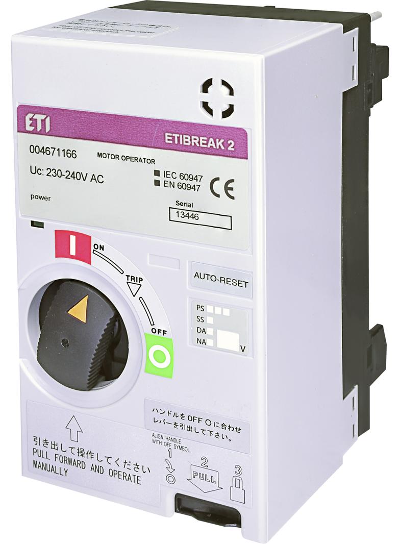Napęd silnikowy z autoresetem MO2 125 AC230-240V RS 004671166 ETI