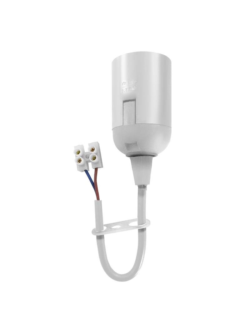 Oprawka remontowa E27, biała, zestaw 10 szt.