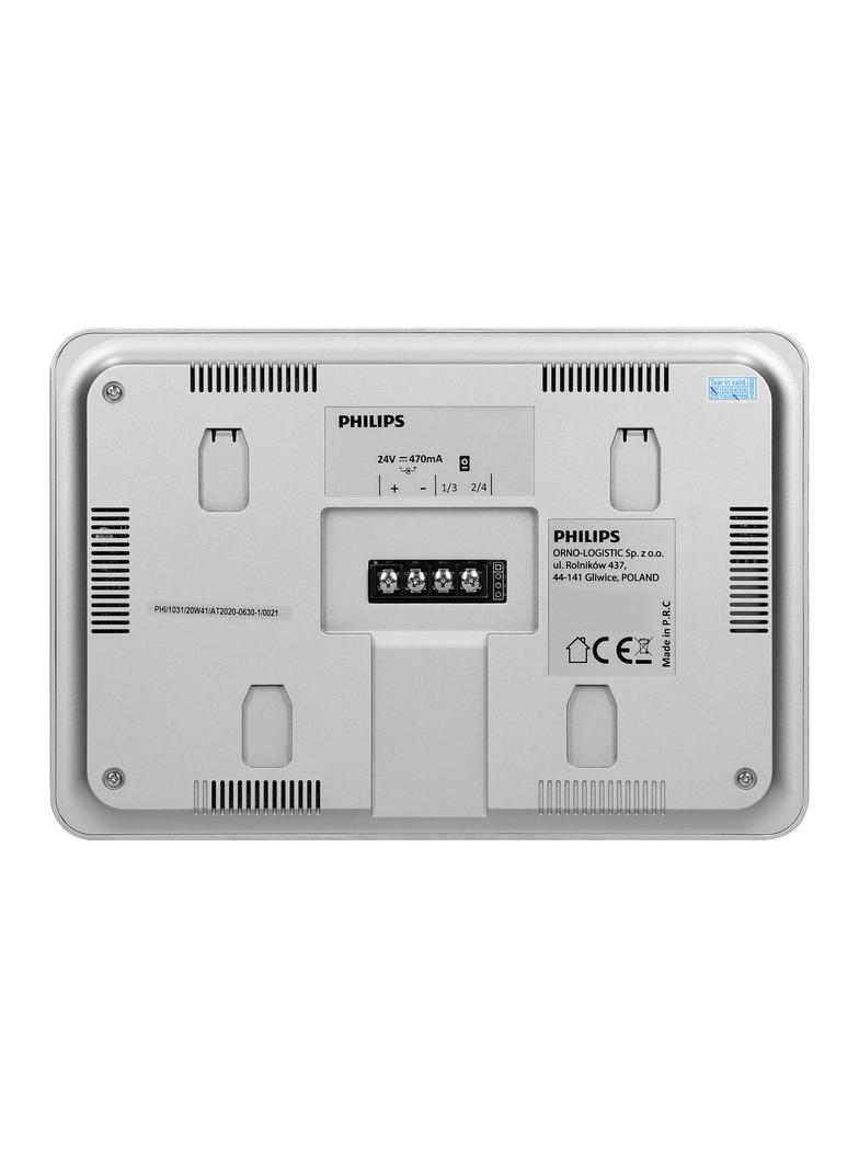 Philips WelcomeEye AddTouch monitor LCD 7" ekran dotykowy sterowanie bramą interkom do rozbudo 53113