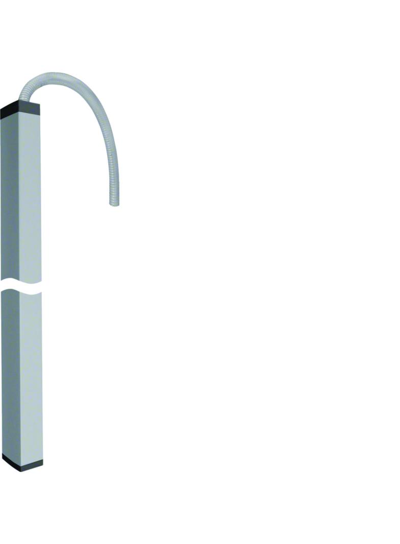 tehalit.DA200 Kolumna dwustronna DA200-80 z elastycznym przyłączem H=2m aluminium DAF2802000ELN HAGE