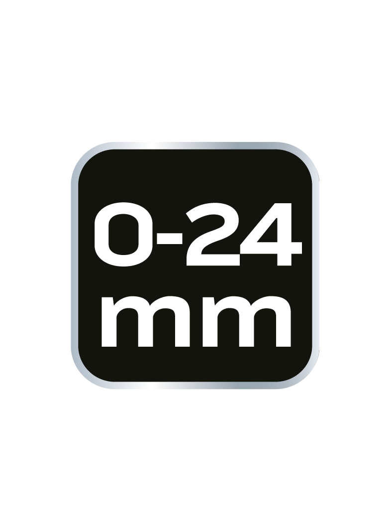 Klucz nastawny 150 mm, zakres 0-24 mm