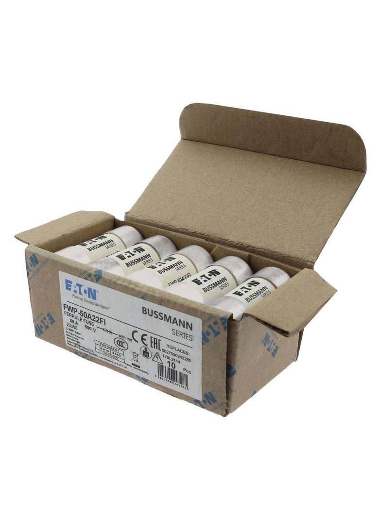 50A 690V 22X58 INDICATED 22 X 58MM 50A 700V 22X58 cylindryczna do półprzewodników wybijak 22 X 58MM