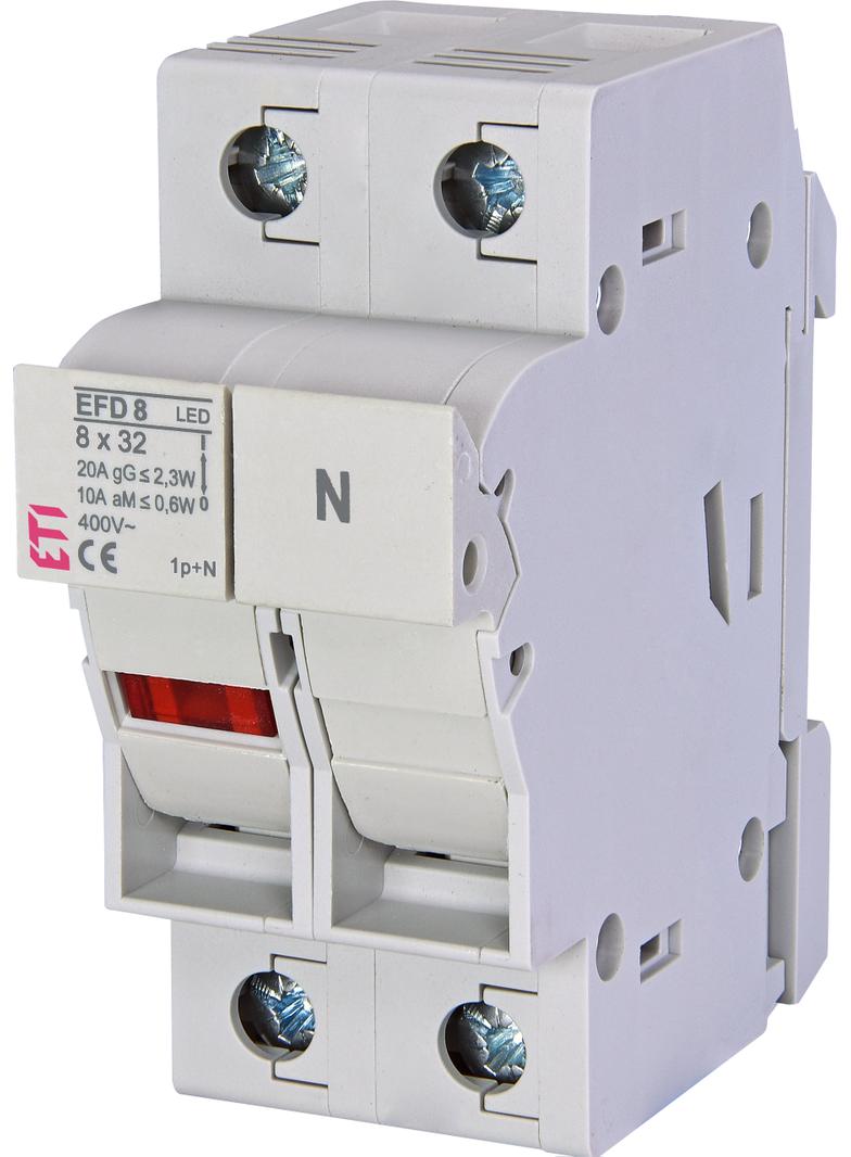 Rozłącznik bezpiecznikowy z adapterem EFD 8 1P+N LED AD 002520312 ETI