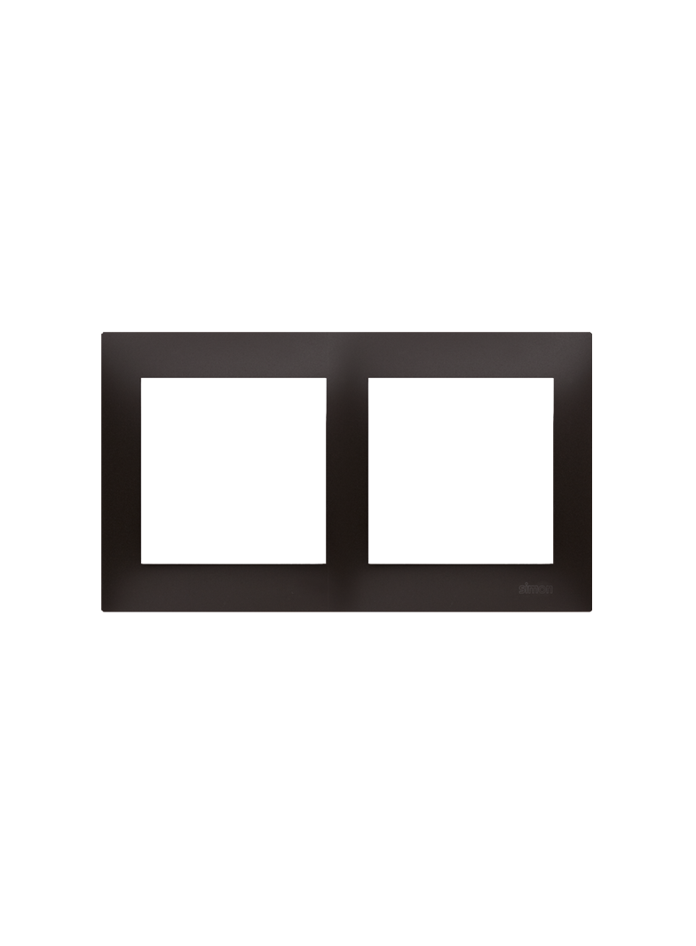 Simon 54 Premium Ramka 2-krotna PREMIUM IP20 / IP44 antracyt DR2/48 KONTAKT