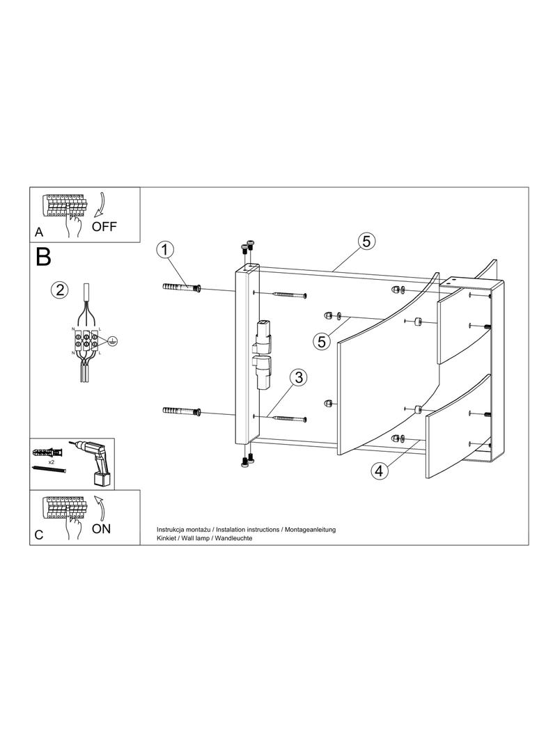 Sollux Kinkiet CELIA biały SL.1046