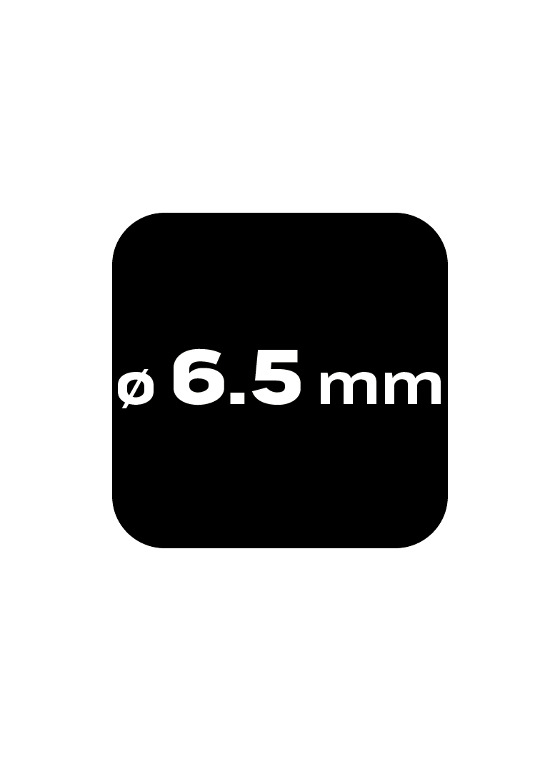 Wiertło do metalu HSS-TiN, 6.5 mm