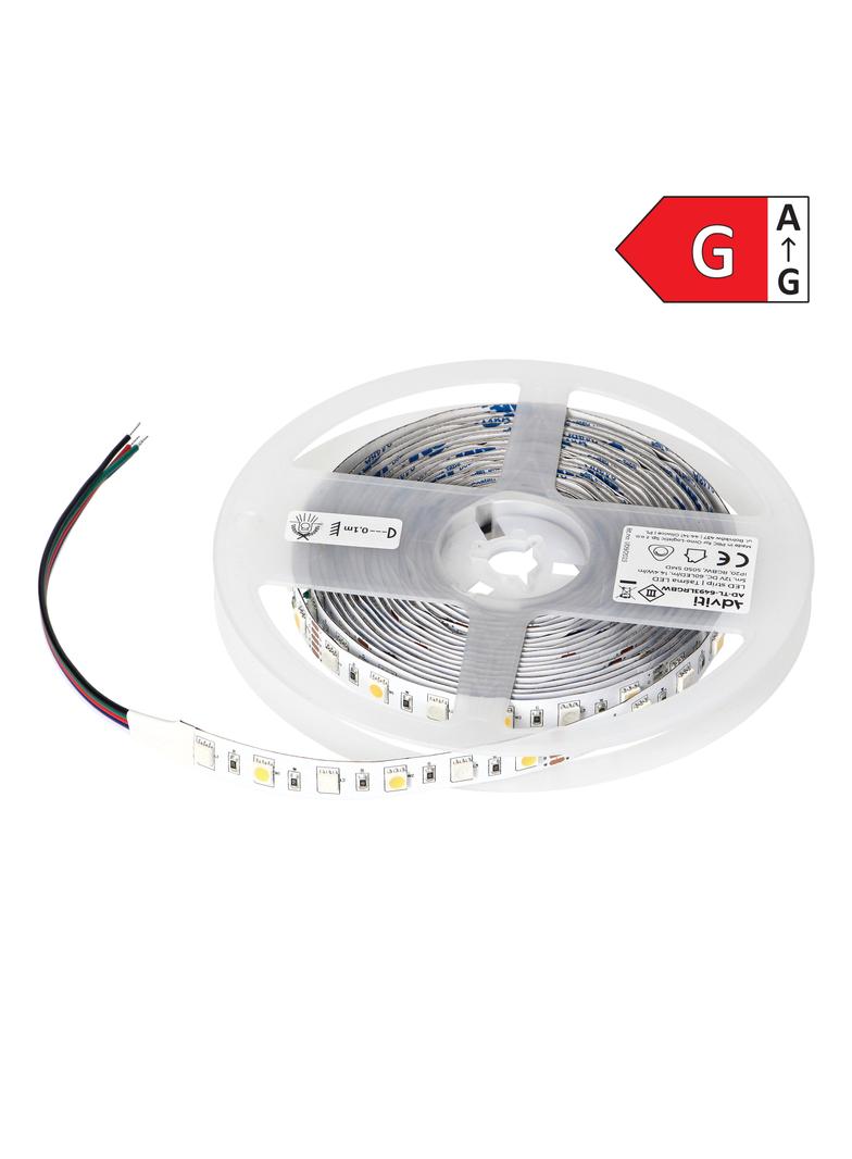 Taśma LED 12V Samsung chipset 5050 60L/m 14,4W/m IP20 RGBW 5m