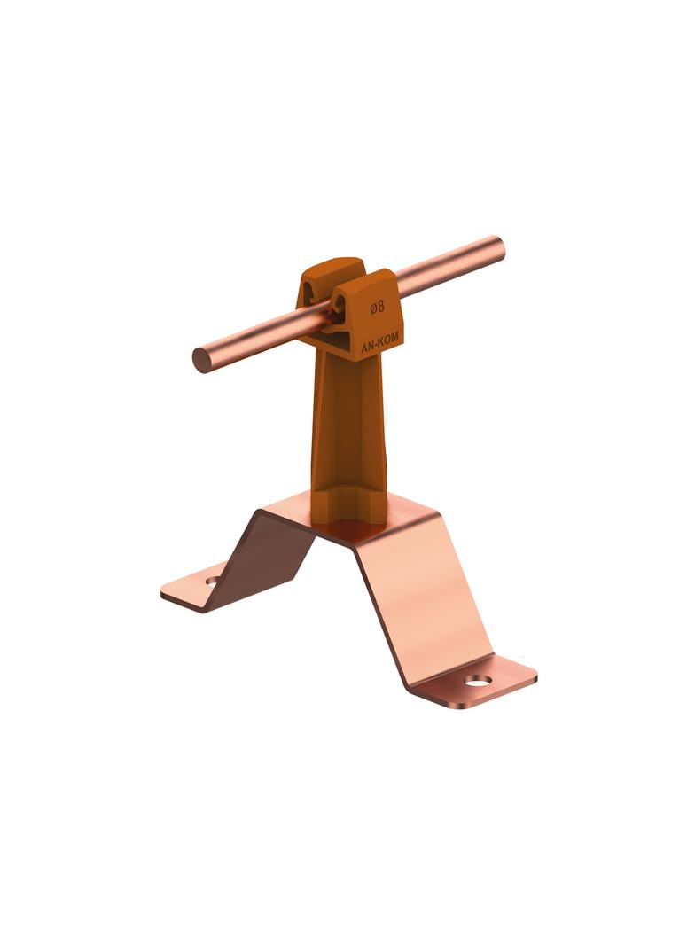 Uchwyt na płytce prof. stalow.Z-zatrzask H=7cm/CU/