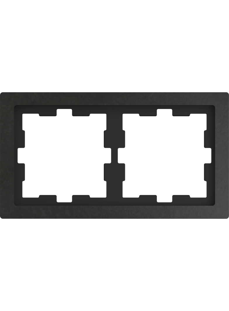 Merten D-Life, ramka 2-krotna, łupek polerowany