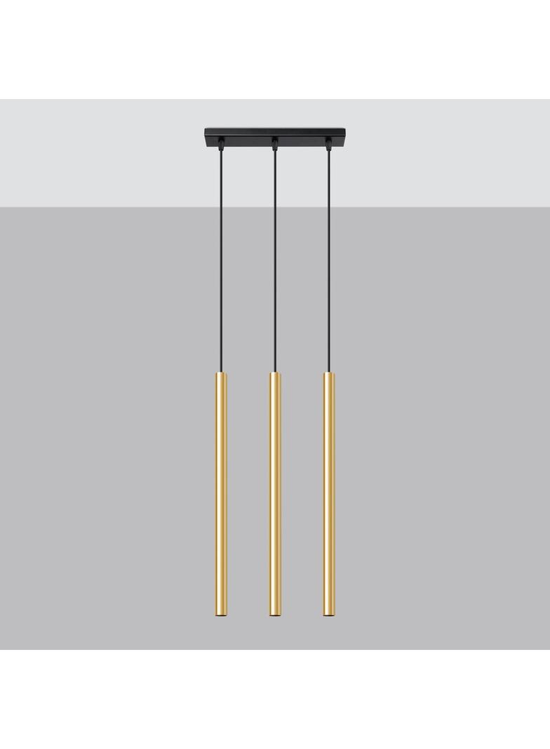Sollux Lampa Wisząca PASTELO 3L złoty połysk SL.1196
