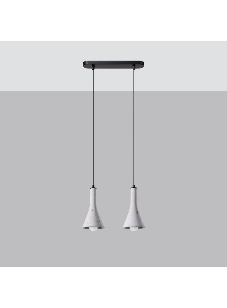 Sollux Lampa wisząca REA 2 beton SL.1224