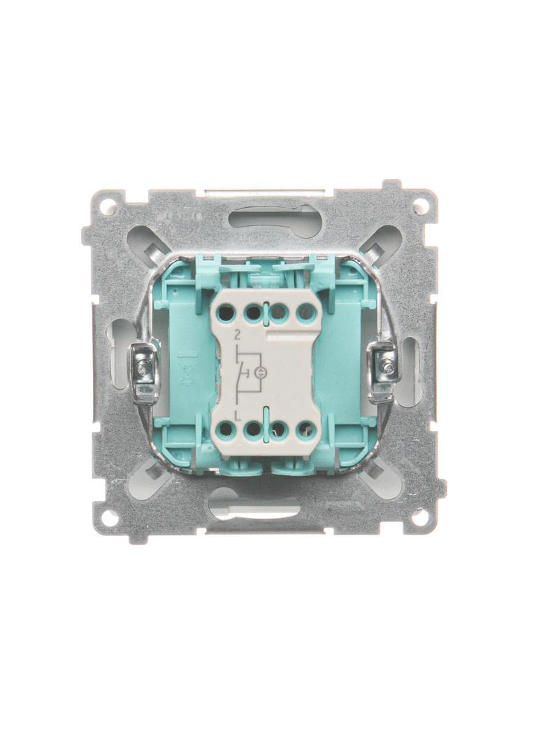 Simon Basic Przycisk światło z podświetleniem LED na 24V 10A 24V szybkozłączka biały BMS1L24V.01/11 KONTAKT