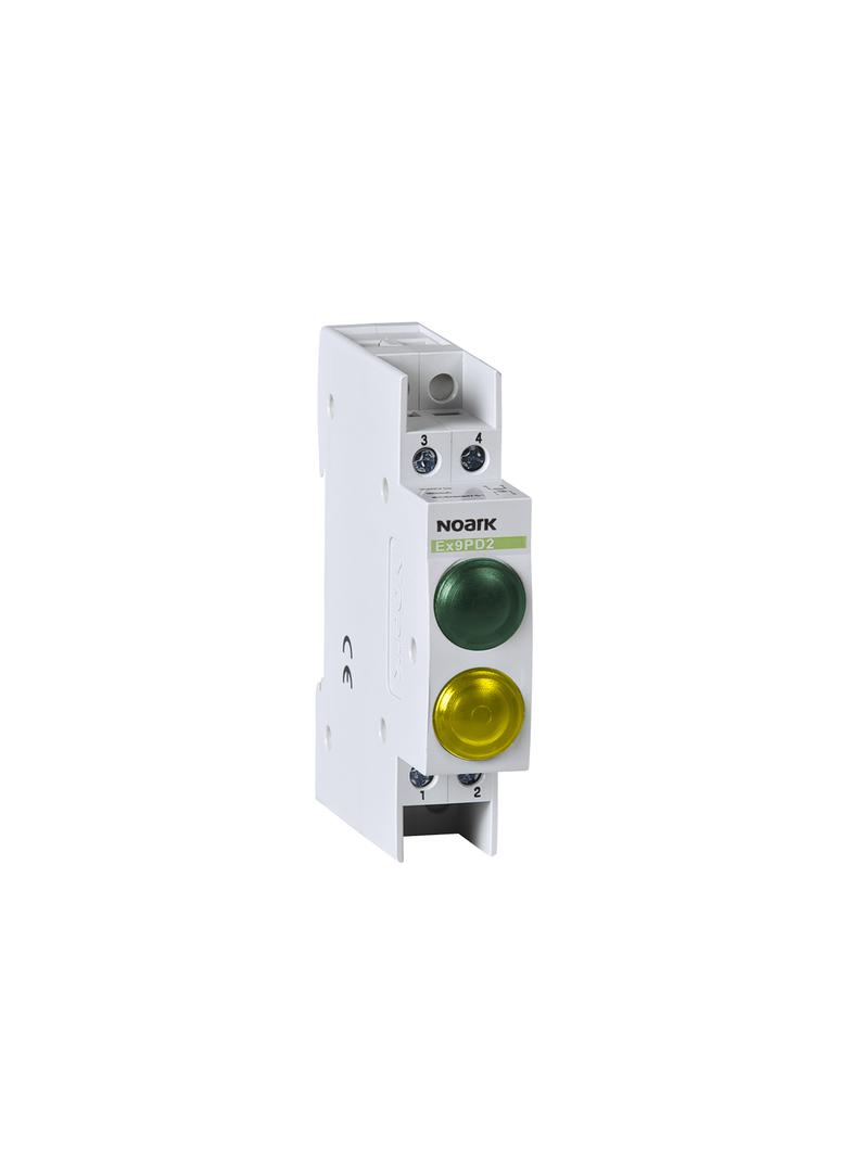 Ex9PD2gy 110V AC/DC Lampka sygnalizacyjna 110V AC/DC 1 zielony 1 żółta LED 102467 NOARK