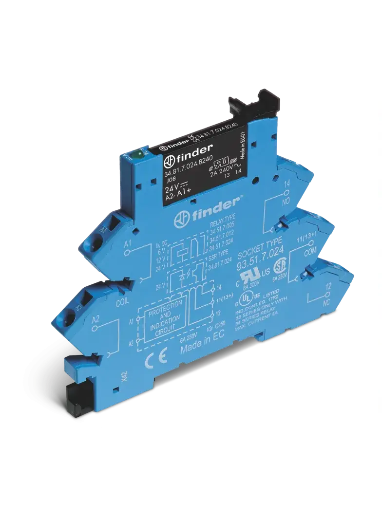 Przekaźnik interfejsowy SSR 1 Z; 2A; ster. 60V DC; wyjście 12…275V AC, 38.91.7.060.8240