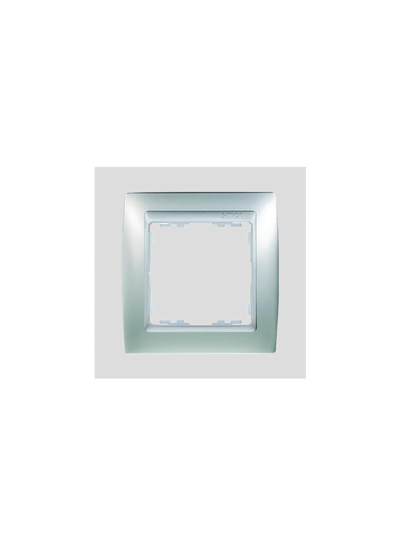 Simon 82 Ramka pojedyncza 1-krotna pośrednia aluminium mat 82914-33 KONTAKT