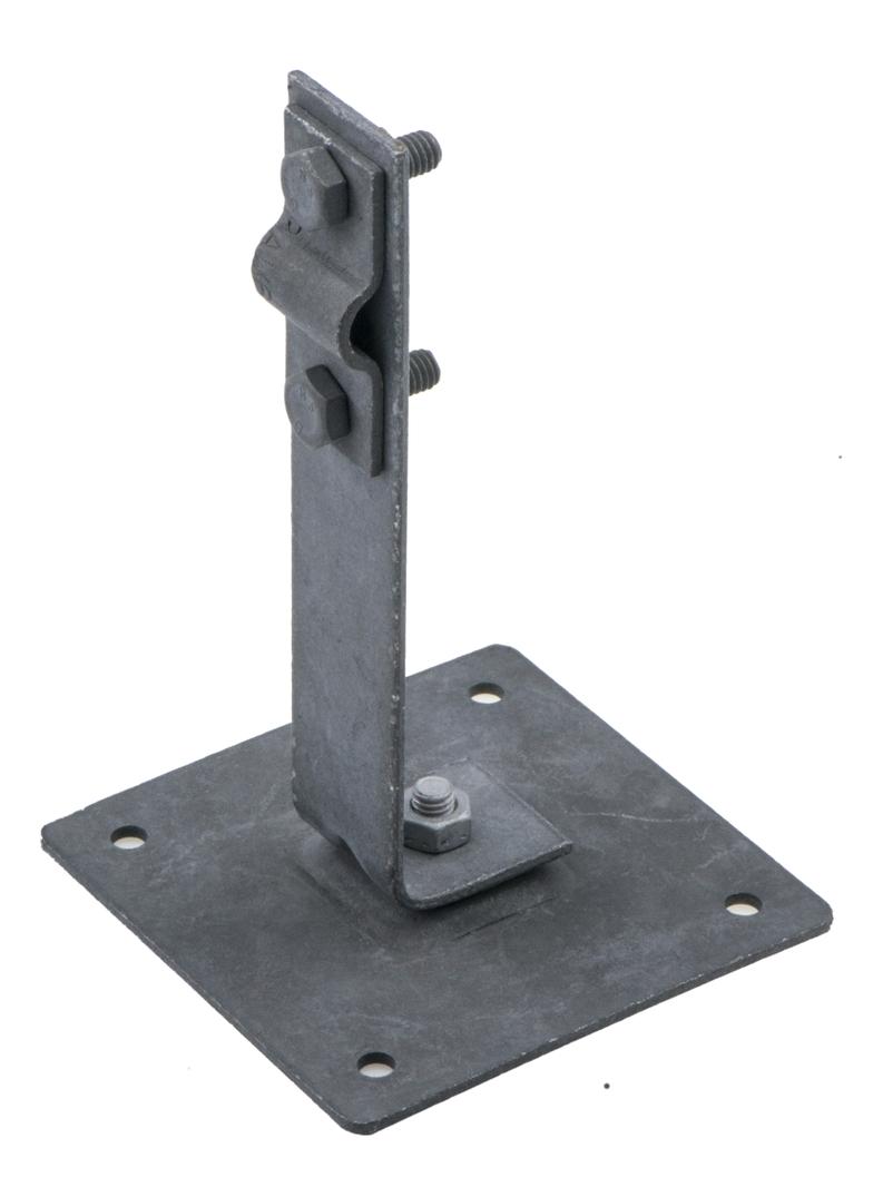 Uchwyt na lepik B = 12 cm (zacisk przez śrubę) oc.ogniowy