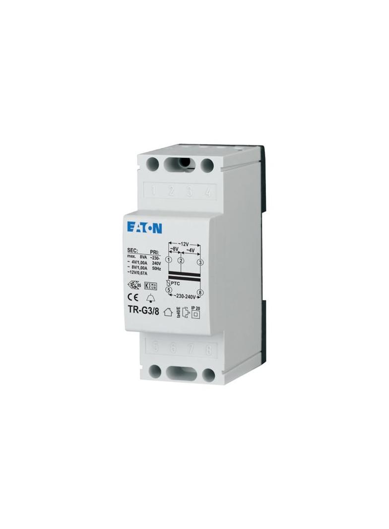 TR-G3/8 Trafo 230V wyj.4-8-12V 1-1-0,67A 272481 EATON
