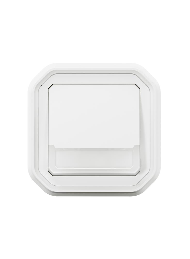 NOWE PLEXO - PRZY. NO/NC PODŚWI. Z UCHWYT ETY. PODTYNK. 10A- 250V~ BIAŁY