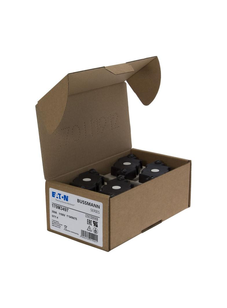 FUSE 350A 1100V 1*GKN/75 AR CU Wkładka szybka 350A AC 1250V rozmiar 1 45x59x81 mm aR 170M3497 EATON