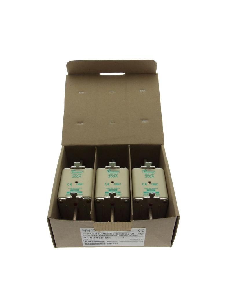 NH FUSE 200A 690V aM SIZE 2 Wkładka NH2 200A 690V AM podwójny wskaźnik 200NHM2B-690 EATON