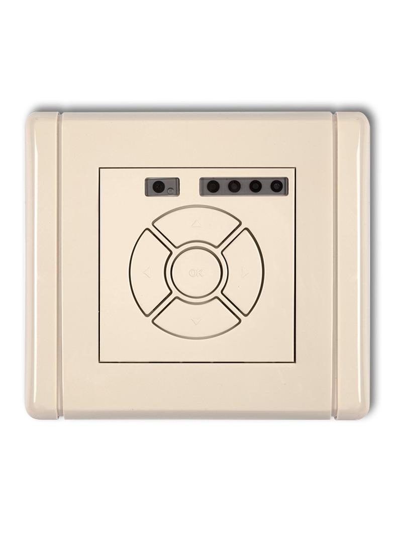 FLEXI Elektronicznego sterownik roletowy (sterowanie lokalne i pilotem) beżowy