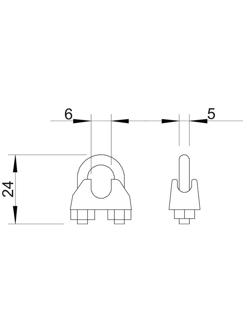 947, ZACISKI LIN STAL 5 MM OC.OGN