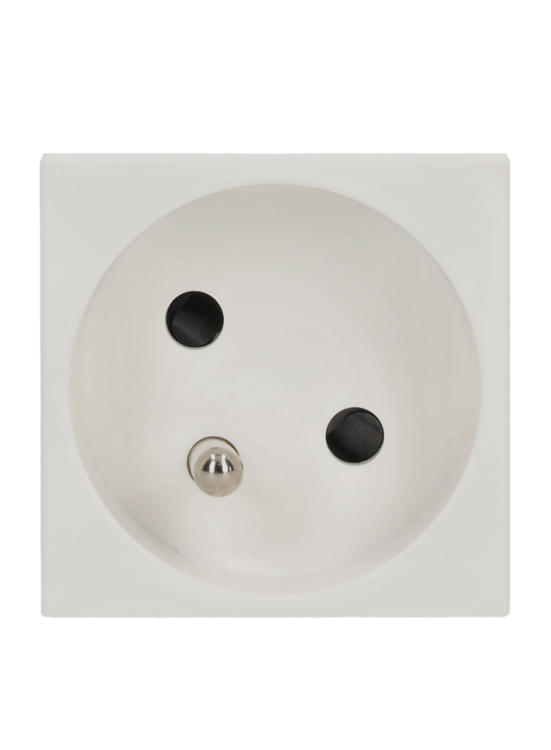 Simon Connect Gniazdo K45 z uziemieniem 16A/230V czysta biel K02/9 KONTAKT