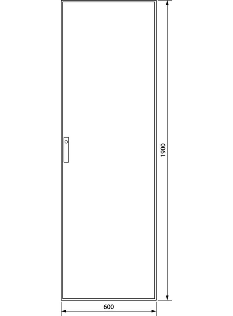 univers Obudowa stojąca IP54 kl.II 600x1900x400mm RAL7035 FG22SD HAGER