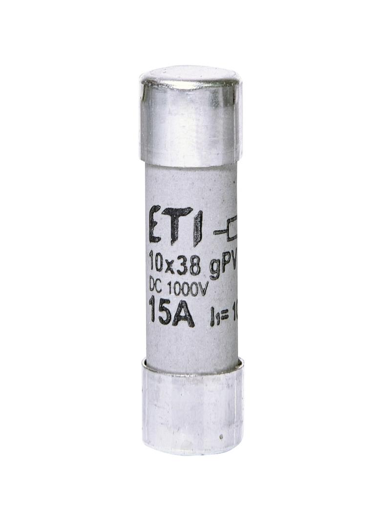 Wkładka topikowa cylindryczna PV CH10x38 gPV 15A 1000V UL 002625112 ETI
